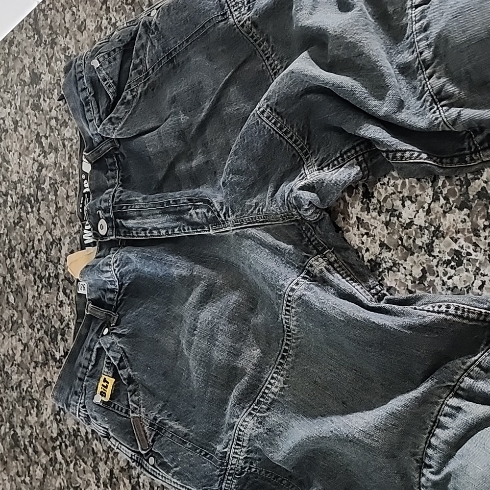 Bilt Iron Workers Jeans Mens 38  Denim Pants with knee pads